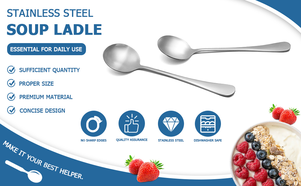 6.7 inch Soup Spoons