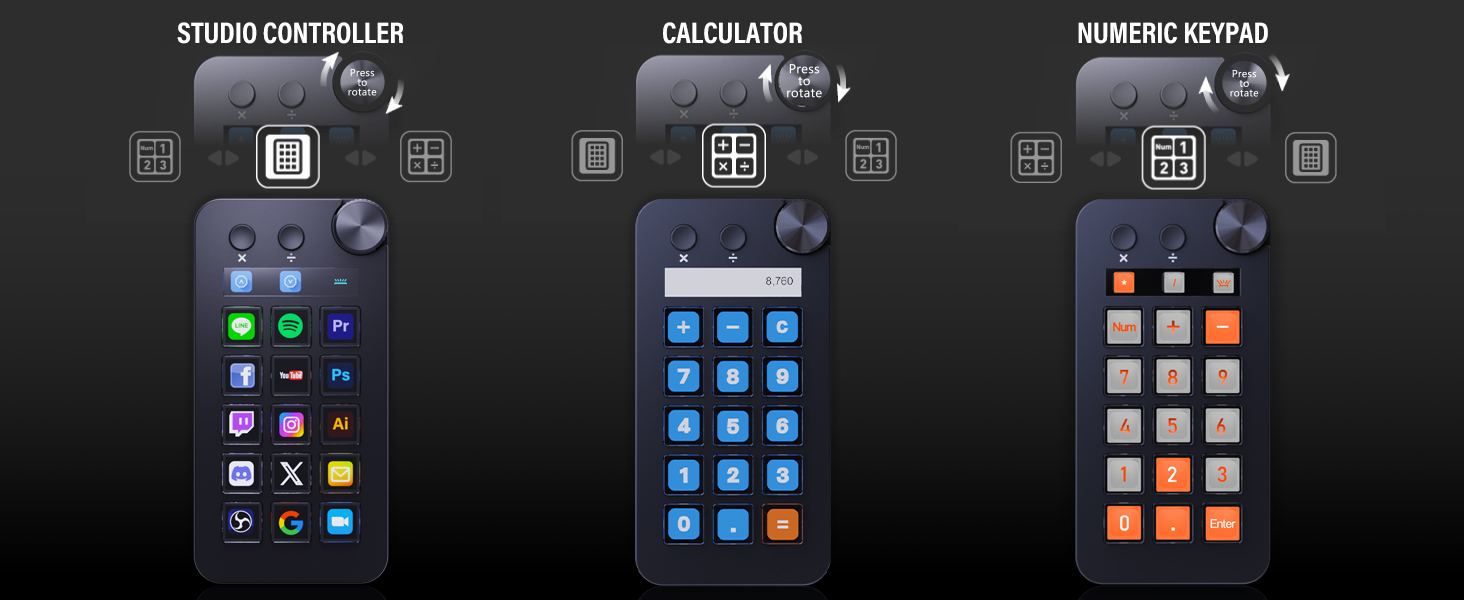 Three Mode Stream Controller
