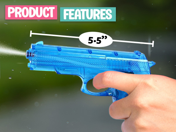 Playbees Water Gun product feature blue 5.5&amp;#34;