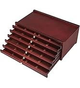 MEEDEN 6-drawer Wood Artist Supply Storage Box, Portable Beechwood Multifunctional Pencil Brush O...