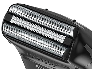 7065 Lithium Ion Rechargeable Wahl Compact Travel Shaver Black dual foils and cutter bar