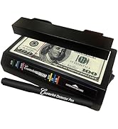 Dri Mark Tri Test - Counterfeit Bill Detector Machine w/AC Adapter - 3 Tests in 1 - Paper, Securi...