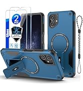 for Samsung Galaxy A06 case[Compatible with MagSafe][with 2 * 9H Tempered Glass Screen Protector]...