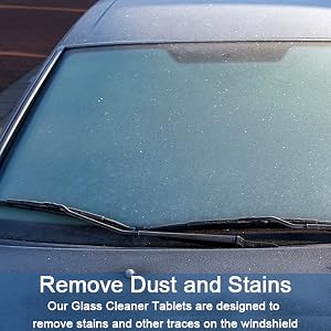 window washer wiper effervescent tablets