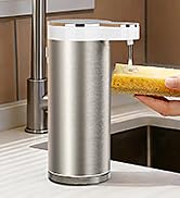 Cradiroses 304 Stainless Steel Automatic Soap Dispenser, 0.25s Fast Liquid Output, Kitchen Use