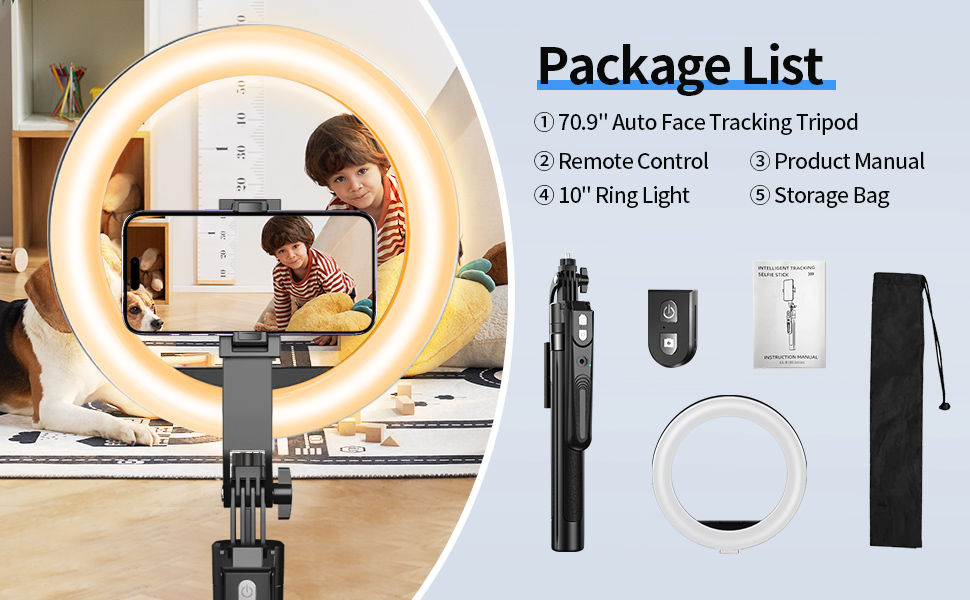 auto face tracking tripod