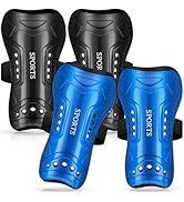 Soccer Shin Guards Youth - 2 Pairs Shin Guards for Youth and Adults, Shin Pads Protective Equipme...