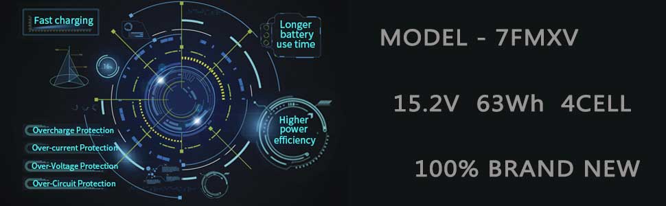 DELL 7FMXV BATTERY