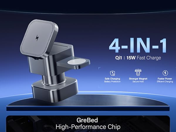 4 in 1 Wireless Charging Station