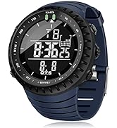 PALADA Men's Digital Sports Watch Waterproof Tactical Watch with LED Backlight Watch for Men