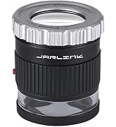 JARLINK 30X Jewelers Loupe, Adjustable Focal Length Magnifier with 3 LED Light for Gems, Jewelry,...