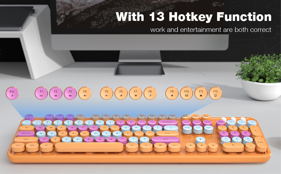 Wireless Keyboard and Mouse Combo