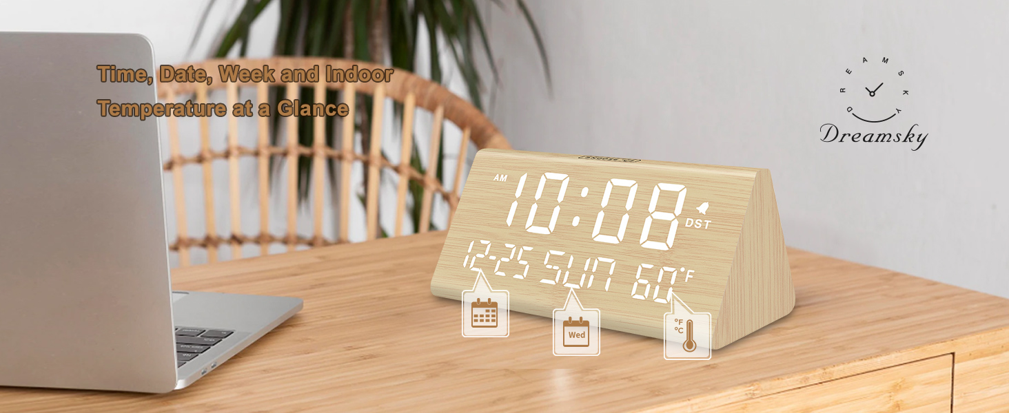 wooden clock