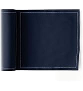 MY DRAP Washable and Reuseable Lunch Napkin- 7.9 x 7.9 inch (50 Count, Cotton Petrol Blue)