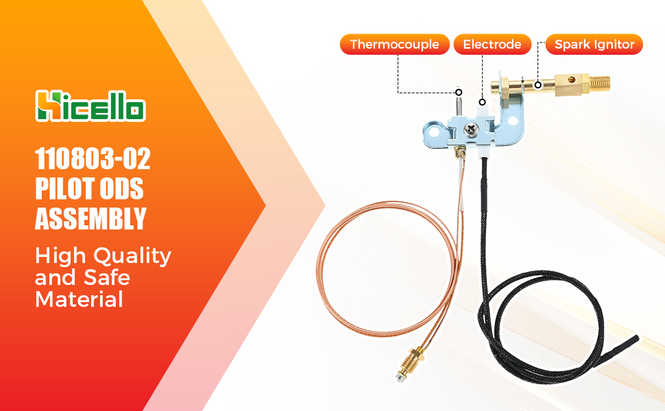 110803-02 LPG Pilot ODS Repair Kit for DESA Vent-Free Propane Heaters &amp; Fireplaces