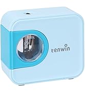 tenwin Portable Electric Pencil Sharpener, Pencil Sharpeners Battery Operated, Tungsten Steel Bla...