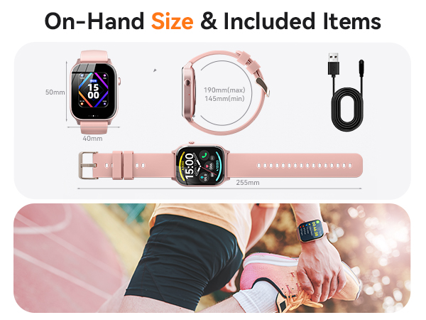 1.85 inch women smart watch 