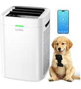 Lunino Air Purifiers for Home Large Room up to 2800 Ft | Double-Sided HEPA Air Purifier with Wash...