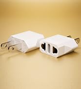 European to US Plug Adapter, Unidapt EU to US Adapters, Europe to USA Plug Adaptor, 220V to 110V ...