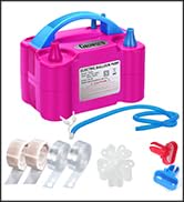 Growsun Balloons Pump Kit Electric Balloon Garland Arch Kit Air Blower Inflator for Party Decorat...