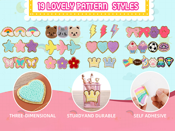 Chenille Embroidered Patches