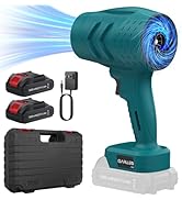 GARLLEN Cordless Leaf Blower, 21V Power Air Duster Leaf Blower Violent Turbofan Turbo Blower, 350...