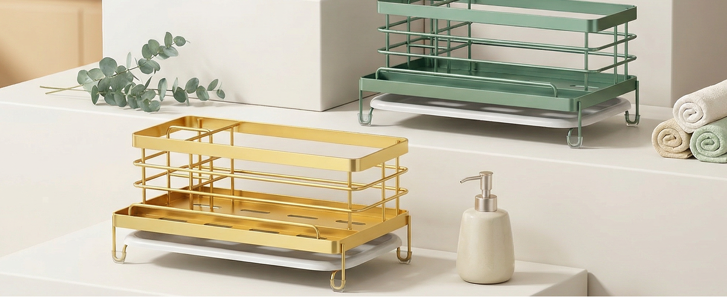 kitchen sink organizer countertop