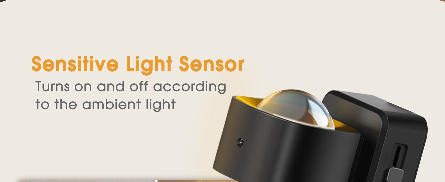 night light with auto on/off based on ambient light