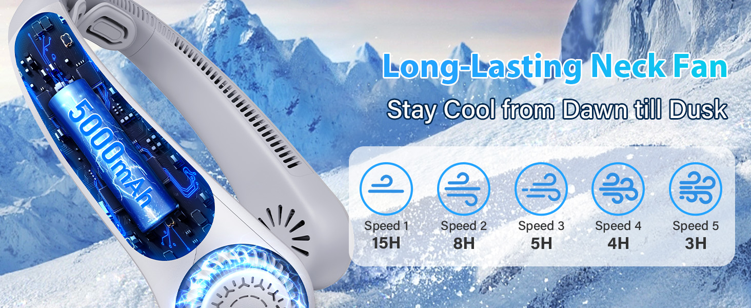 portable neck fan