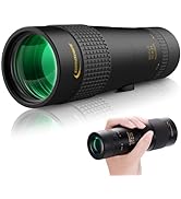 Aurosports 10-30x40 Zoom Monocular - High Power Dual Focus Prism Compact Monoculars for Adults Ki...