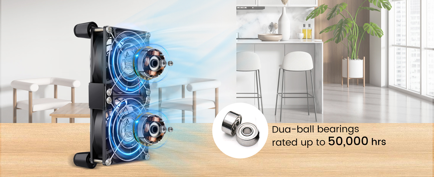 Variable speed control fan 80mm 110v 120v 220v 240v for server rack