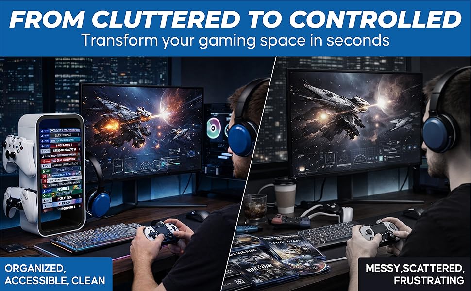 Transform your gaming space in seconds!