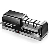 Enutogo Knife Sharpener, Professional 2-Stages Eleltric Knife Sharpeners with Diamond Abrasives f...
