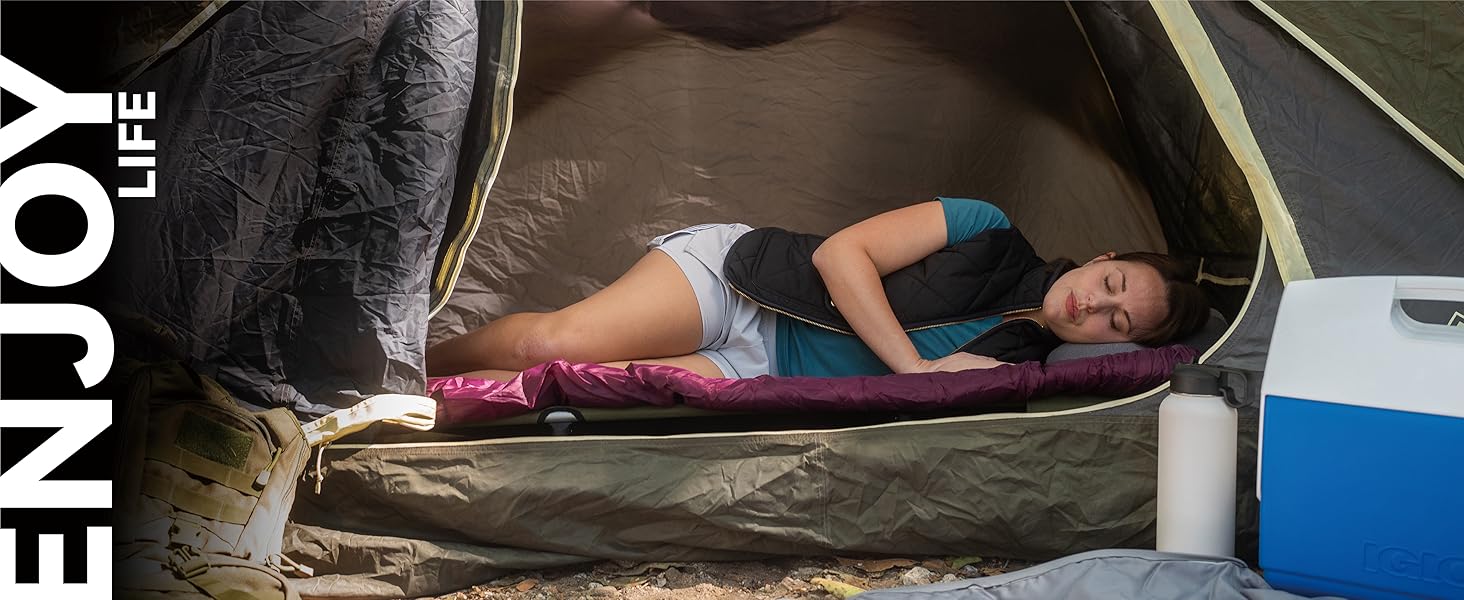 travel cot portable bed for adults camping folding bed