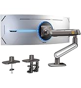 NB Ergonomic Gaming Arm for Flat/Ultrawide/Curved Monitors 27 to 50 inch, Heavy Duty Monitor Stan...