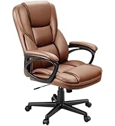 Furmax Office Executive Chair High Back Adjustable Managerial Home Desk Chair,Swivel Computer PU ...
