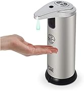 Commercial Care Touchless Soap, Hand Sanitizer Dispenser – Battery Operated Automatic Soap Dispen...