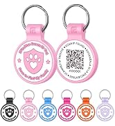 ilFindYou Silicone Dog Tags Personalized for Pets with QR, Emergency Contact Info, Anti-Lost...