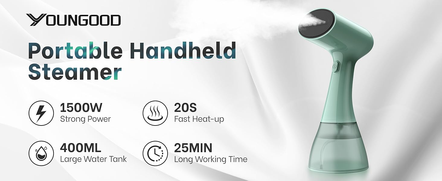 Steamer for Clothes, clothes steamer handheld,Portable Handheld Design Travel Steamer