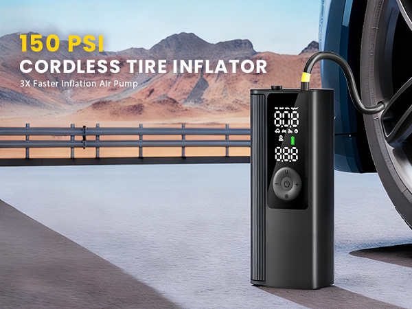 fast cordless tire inflator