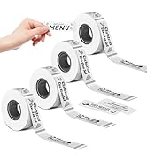 D30 Label Tape [160 Labels/Roll x 4] 12mm x 40mm Thermal Label Tape 0.47''x1.57'' Label Maker Tap...