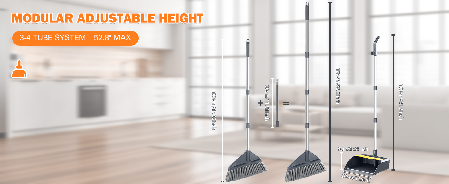 dust pan and broom set