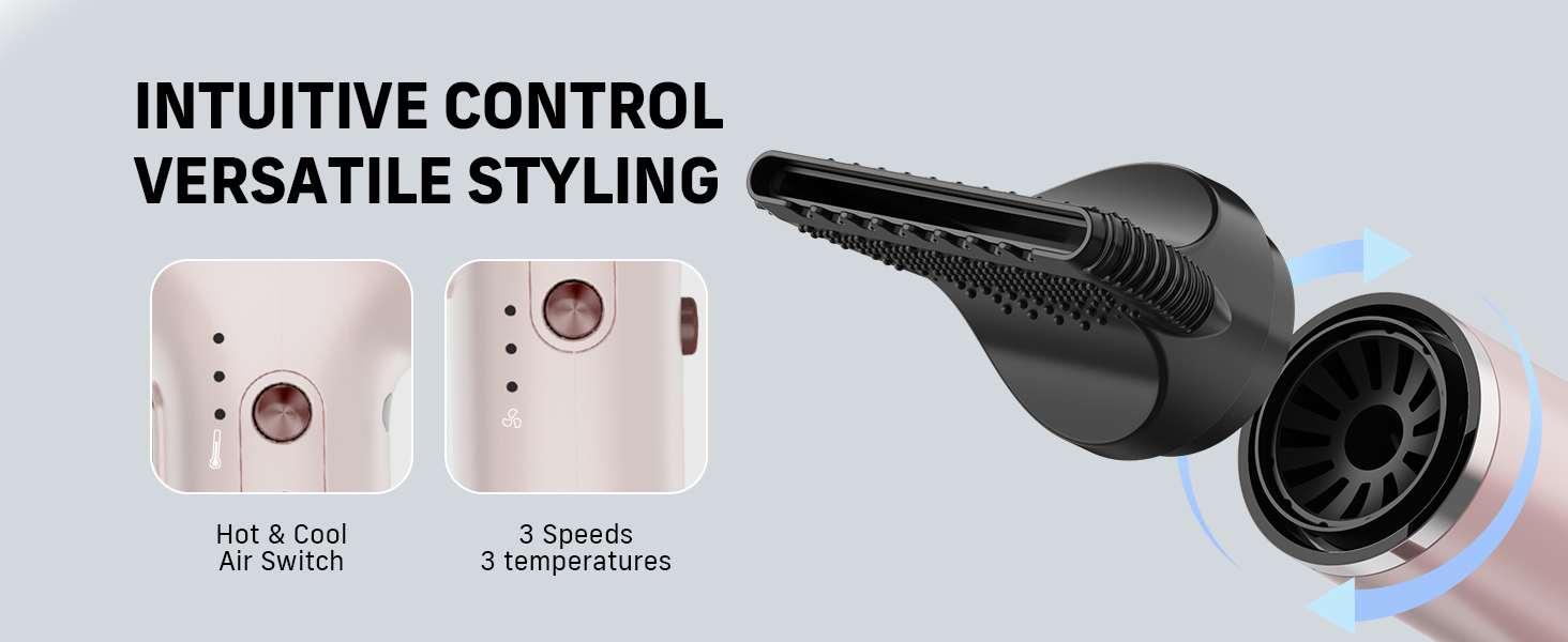 Professional High Speed Ionic Blow Dryer with Comb