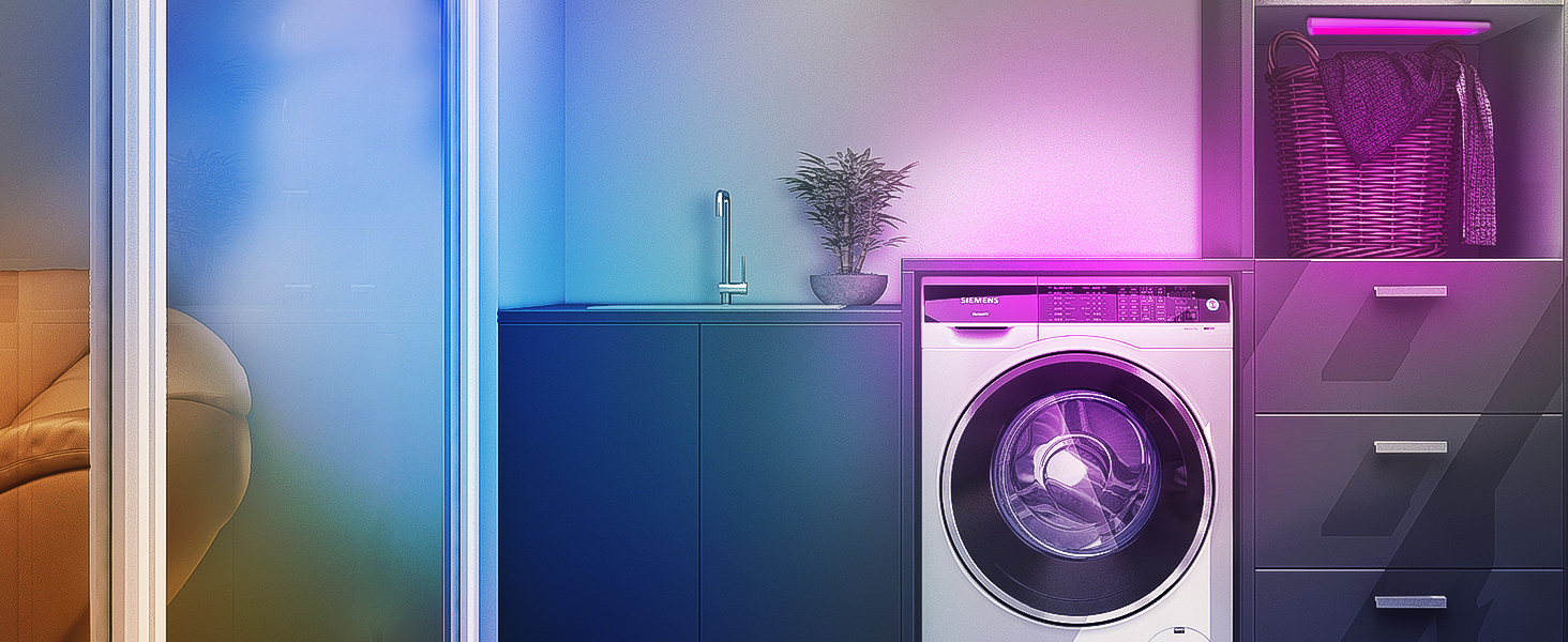 LEPOTEC RGB light for laundry room