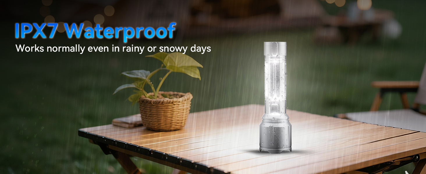 waterproof flashlight for camping