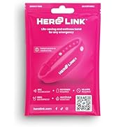 Hero Link Medical ID Bracelet &amp; Wellness Wristband – Adjustable Silicone, Waterproof, Heat-Resis...