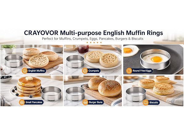muffin rings 4 Inch