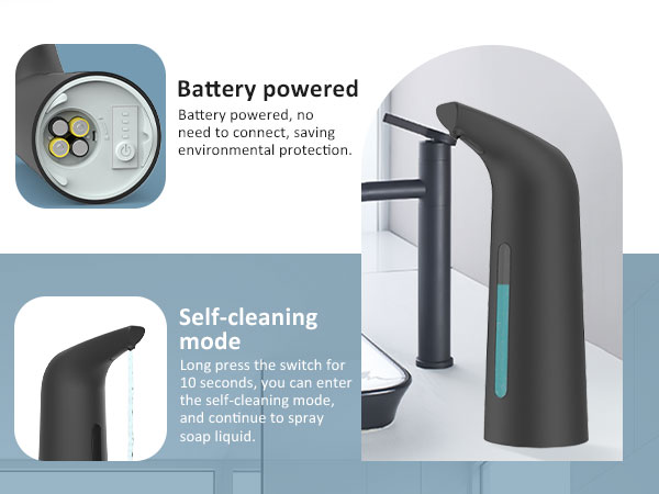 automatic soap dispenser for kitchen sink