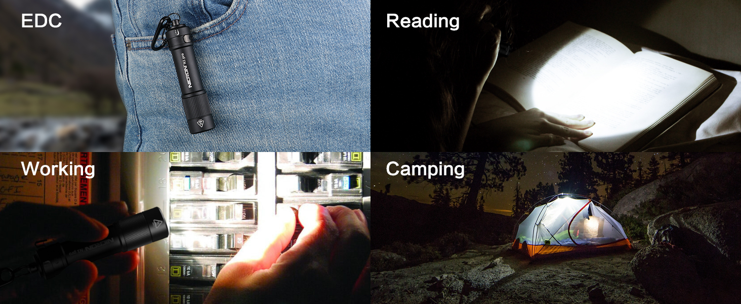 ECD flashlight for working