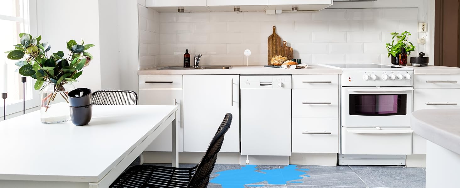 MOBI Smart Home 2.4GHz WiFi Water Leak Sensor, Water Sensor, Water Detector Alarm; 